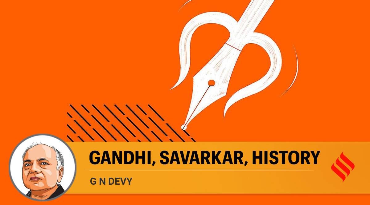 G N Devy píše: Proč je tvrzení ministra obrany Rajnatha Singha, že Savarkar podal žádost o milost na Gándhího radu, neobhajitelné